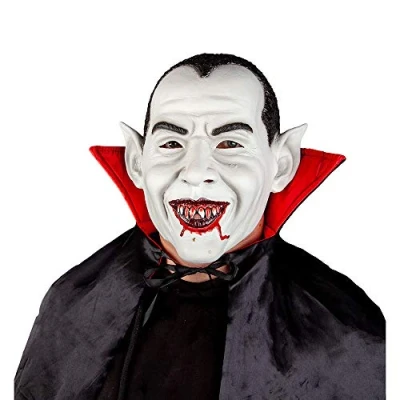 Image of Wicked Costumes Adult Latex Mask Bloodthirsty Vampire Halloween Accessory