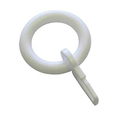 Image of Gardinia Curtain Rings, ABS, White, 6 mm