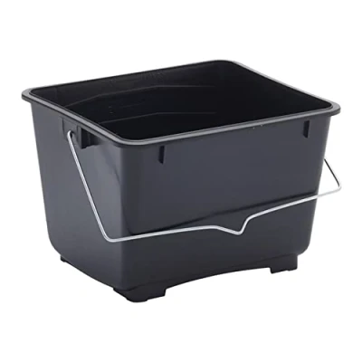Image of ProDec 2.5 litre (0.5 gallon) Plastic Mini Paint Scuttle Bucket 100% Recycled With Metal Carry Handle For All Types of and Paste Suitable 4&quot; Rollers
