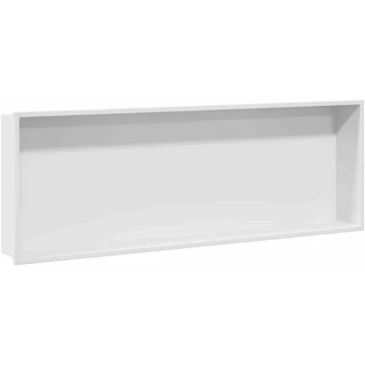 Image of vidaXL Shower Niche White 90 x 30 9.5 cm Stainless Steel