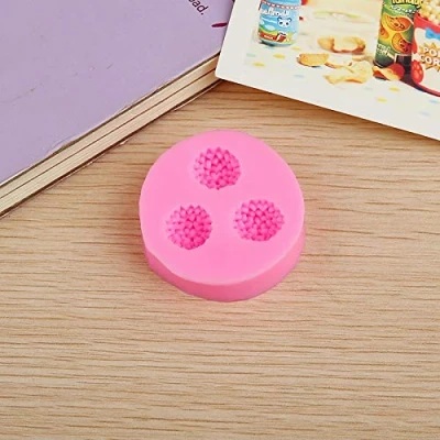 Image of Silicone Mold for 3 Pine Cone Cakes Chocolate Mould Cones DIY Baking 1PC