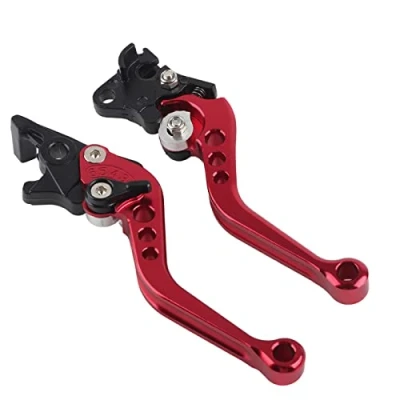 Image of Reminnbor Motorcycle Clutch Lever Drum Brake Aluminum Um 22mm 7/8 Inch for Gy6(red) VTR 1000F 97 Kits Master Cylinder and