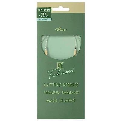 Image of Takumi Pro Circular Knitting Needles 24 Inches US 3/3.25 mm