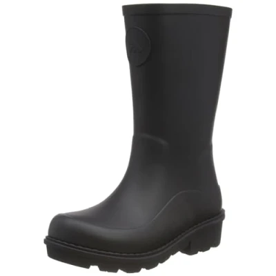 Image of Fitflop Kids Wonderwelly Fashion Boot, Midnight Navy, 2 UK
