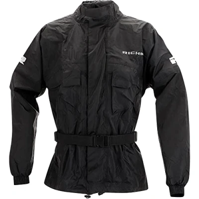 Image of Motorcycle Richa Rain Warrior Jacket WP Black 3XL UK Seller