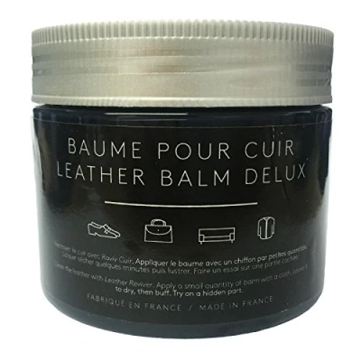 Image of Famaco Navy Blue Ocean Furniture Cream 300ml Leather Conditioner Shoes, Bags,