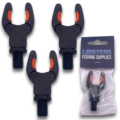 Image of 3 x LFS Rod Rests Self Adjusting Secure Back Butt Rest Carp Fishing (3 Orange Rests)