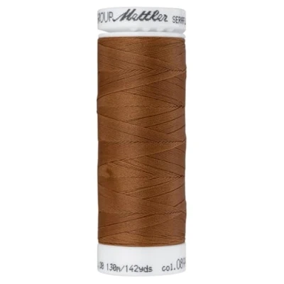 Image of Mettler Seraflex Elastic Sewing Thread 130 m Cognac Colour 899