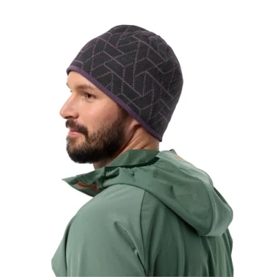 Image of Jack Wolfskin Alpspitze Beanie Hat, Black, M