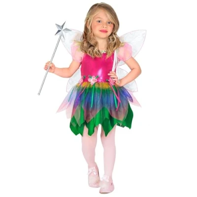 Image of Widmann LIBROLANDIA 55576 COSTUME FATINA DELL ARCOBALENO 5/7 CM 128