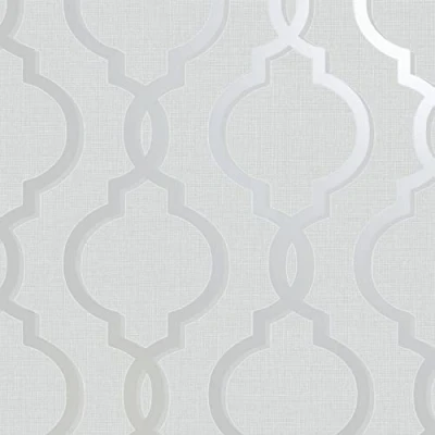 Image of Holden Laticia Geometric Baroque Pattern Wallpaper Metallic Glitter Textured 65490