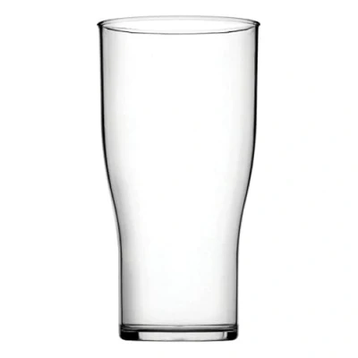 Image of Utopia Plastic CE Marked Tulip Pint Glass 20oz / 570ml Case of 48 Beer Glasses