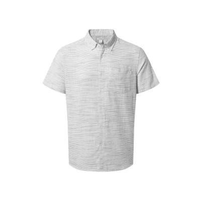 Image of TOG24 Greyson Men&#039;s Short Sleeve Shirt. Super Soft Cotton to Keep You Cool in The Heat. Classic Mens Shirt Style for Your Holiday Wardrobe. Pair with Shorts a Summer Look.