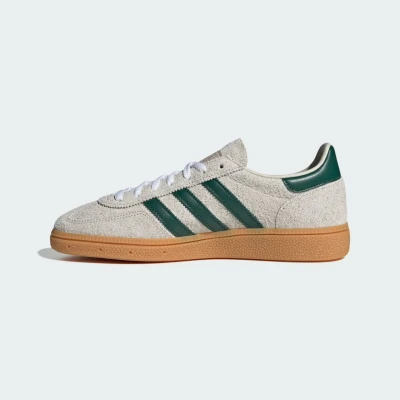 Image of adidas Originals Handball Spezial Trainers, Women&#039;s, Size: 10, Alumina/collegiate green Suede