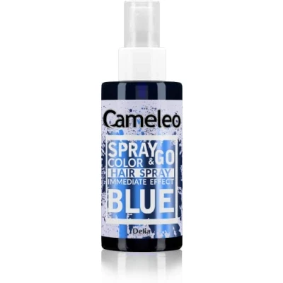 Image of Cameleo Spray &amp; Go Hair Toner Blue Mist For Blonde, Platinum, Grey Ready To Use Semi Permanent Colour Instant Colouring 150ml