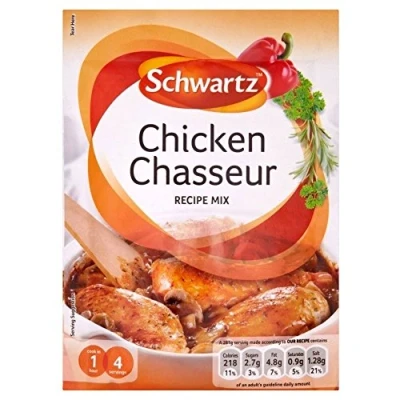 Image of Schwartz Chicken Chasseur Recipe Mix (40g) Pack of 2