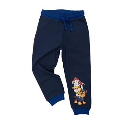 Image of Paw Patrol Jogging Trousers for Boys Chase, Marshall &amp; Rubble Children&#039;s Tracksuit Bottoms Sweatpants Blue (86 92)
