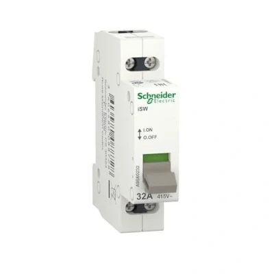Image of Schneider A9S60232 Switch Disconnector, 415 V, White