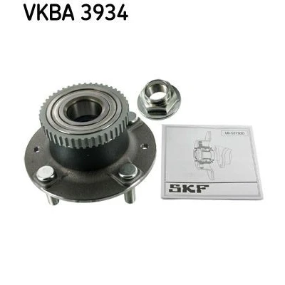 Image of 0K9A326150, 0K9A526150, OK9A326150, OK9A526150 Wheel bearing kit SKF VKBA 3934 KIA: CARENS 2