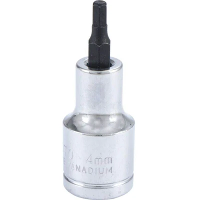 Image of Yamoto 4mm x 55mm Hex Bit Socket 1/2&quot; Square Drive