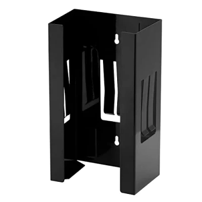 Image of CASOMAN Magnetic Glove/Tissue Dispenser, 8LBS Capacity, Black Glove Dispenser Wall Mount, Box Holder, Holder for
