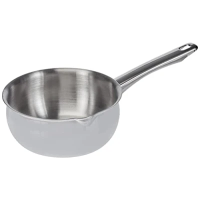 Image of Ibili Saucepan Prisma Belly Shape 16 cm of Stainless Steel/Metal, Silver