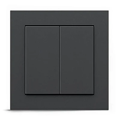 Image of GIRA + Senic Friends of Hue Smart Switch Made in Germany Compatible with Philips No Batteries, Charging Wireless Homekit Light Dimmer Anthracite