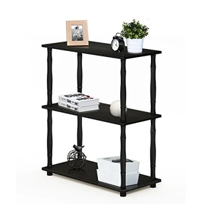 Image of Furinno Toolless Shelves, Wood, Espresso/Black, one size