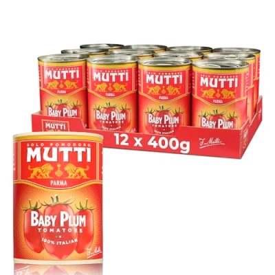 Image of Mutti, Baby Roma Tomatoes 400g (Pack of 12)