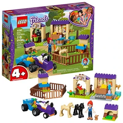 Image of Friends LEGO 4+ Mia’s Foal Stable 41361 Building Kit , New 2019 (118 Piece)