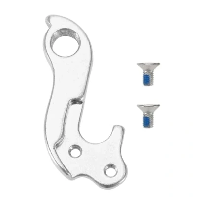 Image of LT Easiyl Bike Derailleur Hanger GH 085 Hook Bicycle Rear Tail Aluminum Alloy with 2 Screws Compatible Marwi Cube Wheel, Silver