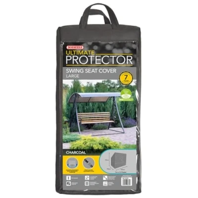 Image of Bosmere Ultimate Protector Swing Seat Cover 3 4 Charcoal U510C