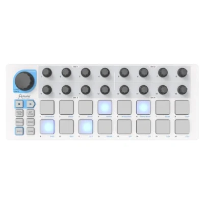 Image of Arturia BeatStep Compact MIDI Controller &amp; Sequencer with Creative Software for Recording 16 Pads, Encoders