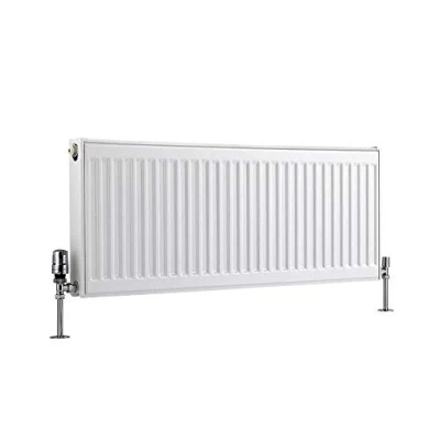 Image of Milano Compact White Type 21 Horizontal Double Panel Plus Convector Radiator 400mm x 1000mm