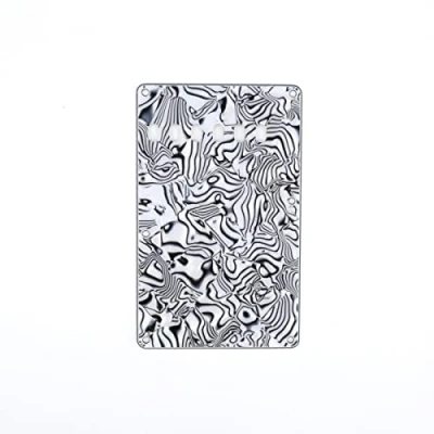 Image of Musiclily Vintage Style Strat Tremolo Backplate for Fender USA/Mexican Made Standard Stratocaster Modern Guitar,4Ply Black White Shell