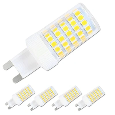 Image of G9 LED 10W Dimmable Bulb Cool White 6000K,80W Halogen Replacement,G9 Light Bulb,86 SMD 2835 Energy Saving Bulb,AC220 240V,360Beam Angle,800LM,No Flickering,Pack of 4