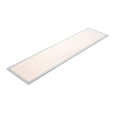 Image of LED Panel &#039;Stenley&#039; (Modern) in Silver for e.g. Kitchen (1 Light Source,) from Lindby Ceiling Light, Business Lighting, Office lamp, workspace lamp