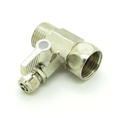 Image of YZM RO Water filters Feed Adapter 1/2&quot; to 3/8&quot; Ball Valve Faucet Tap Reverse Osmosis (Filter 3/8)