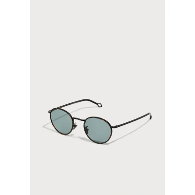 Image of Giorgio Armani Man AR6163J 300111 Sunglasses Metal Black Grey Round Normal