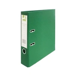 Image of Q Connect Lever Arch File Polypropylene A4 Green Pk 10 KF20022