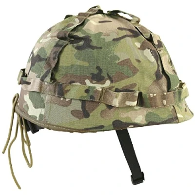 Image of Kombat UK Kids M1 Helmet with Btp Cover British Terrain Pattern, One Size