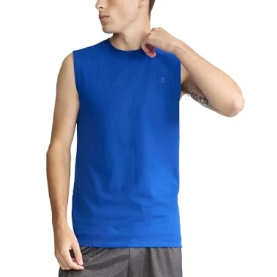 Image of Champion Men&#039;s Classic Jersey Muscle T shirt Shirt, Surf the Web, M UK