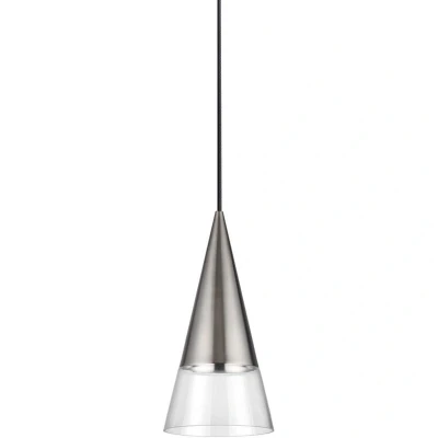 Image of Cono Dome Pendant Ceiling Light Nickel