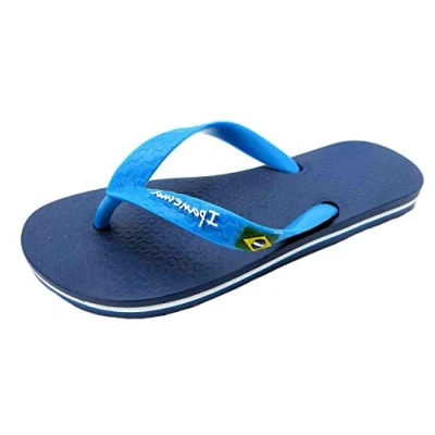 Image of Ipanema Unisex Kids’ Classic Brasil II First Walking Shoes Blue Size:8 UK