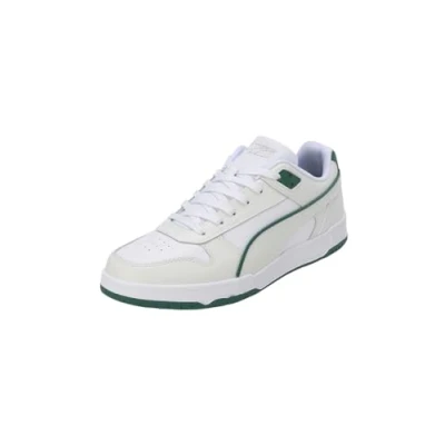 Image of PUMA Unisex CAVEN 2.0 MID Sneaker, White Black Alpine Snow Warm Gold, 6.5 UK