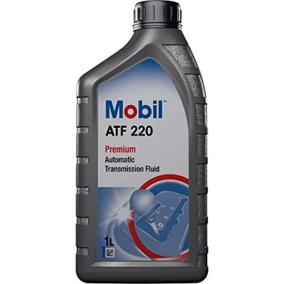 Image of 201530202020 Automatic Transmission Fluid MOBIL ATF 220 142836 II 1l red LAND ROVER: Discovery 2, JAGUAR: XJ Coupe