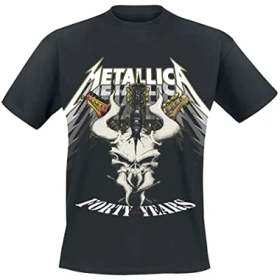 Image of Plastichead Metallica 40TH Anniversary Forty Years, multicoloured, L