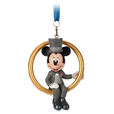 Image of Disney Mickey Mouse Wedding Ring Ornament