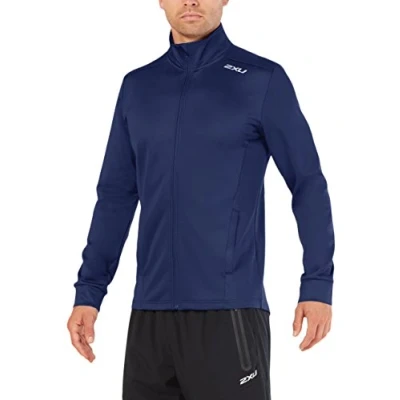 Image of 2XU Men BSR Track Jacket Navy/Navy, S