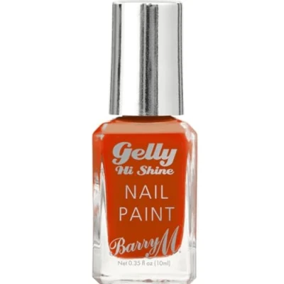 Image of Barry M Cosmetics Gelly Hi Shine Gel Nail Paint, Shade Orange, Spicy Mango